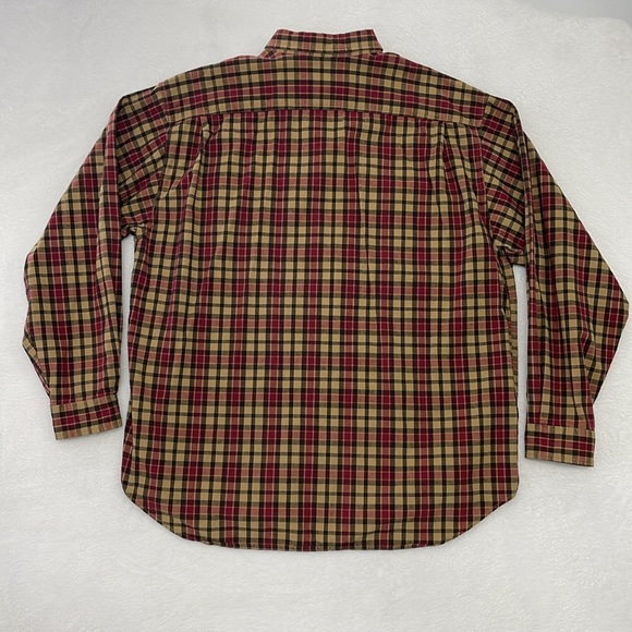 Vintage Abercrombie & Fitch Plaid Button Down Shirt sz Large - Picture 5 of 8